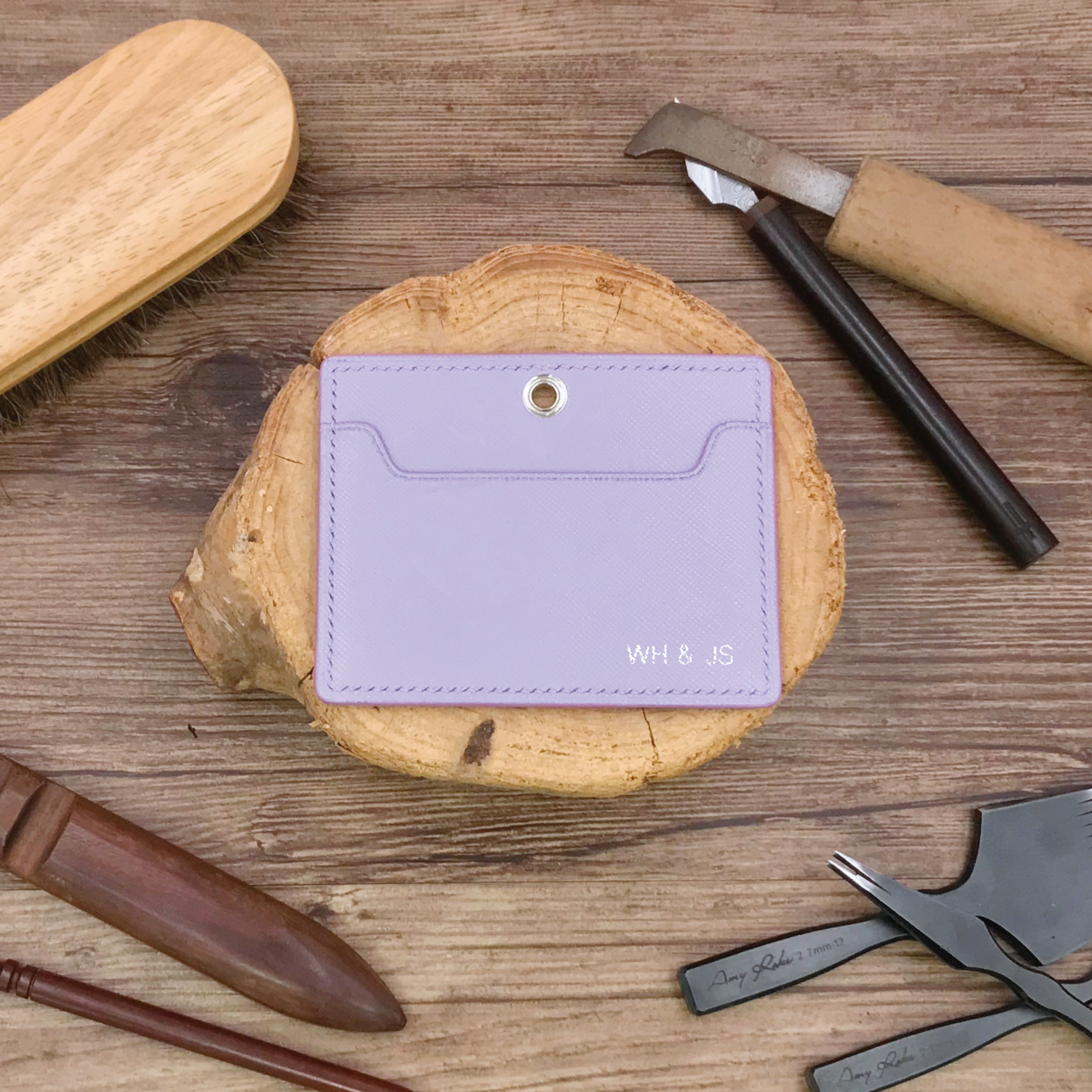 Saffiano Leather | ID Cardholder with Lanyard | Vertical, Horizontal Style | 十字紋牛皮系列 | 掛頸職員卡套 | 直款橫款