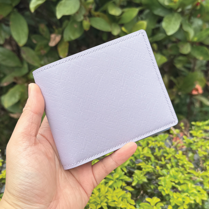 Saffiano Leather | Bifold Short Wallet | Zipper Slot Design | 十字紋牛皮系列 | 兩摺短銀包 | 拉鏈包款式