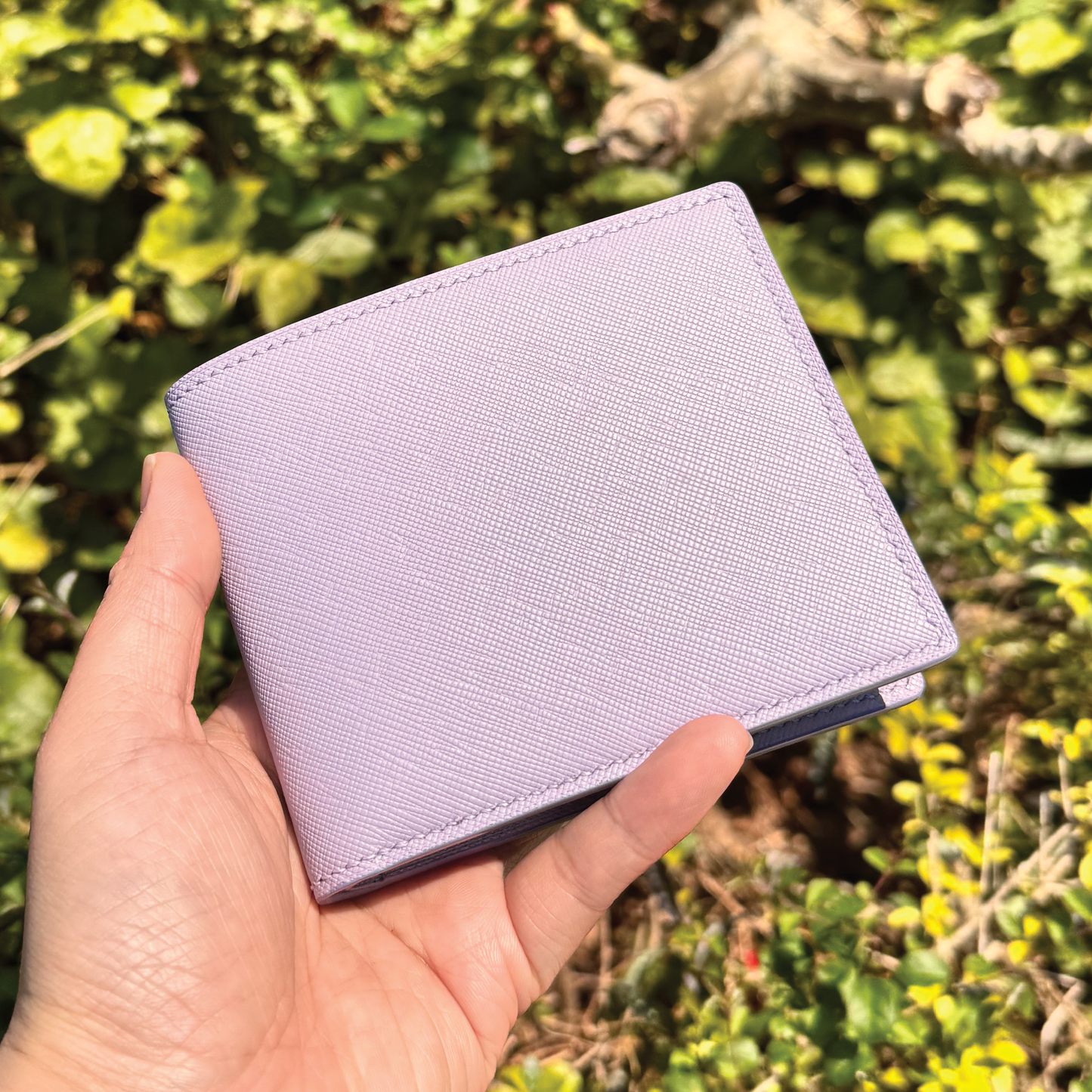 Saffiano Leather | Bifold Short Wallet | Zipper Slot Design | 十字紋牛皮系列 | 兩摺短銀包 | 拉鏈包款式