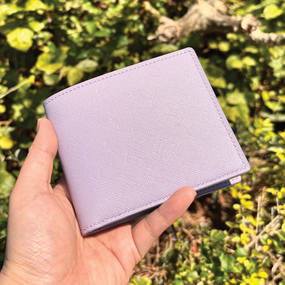 Saffiano Leather | Bifold Short Wallet | Zipper Slot Design | 十字紋牛皮系列 | 兩摺短銀包 | 拉鏈包款式