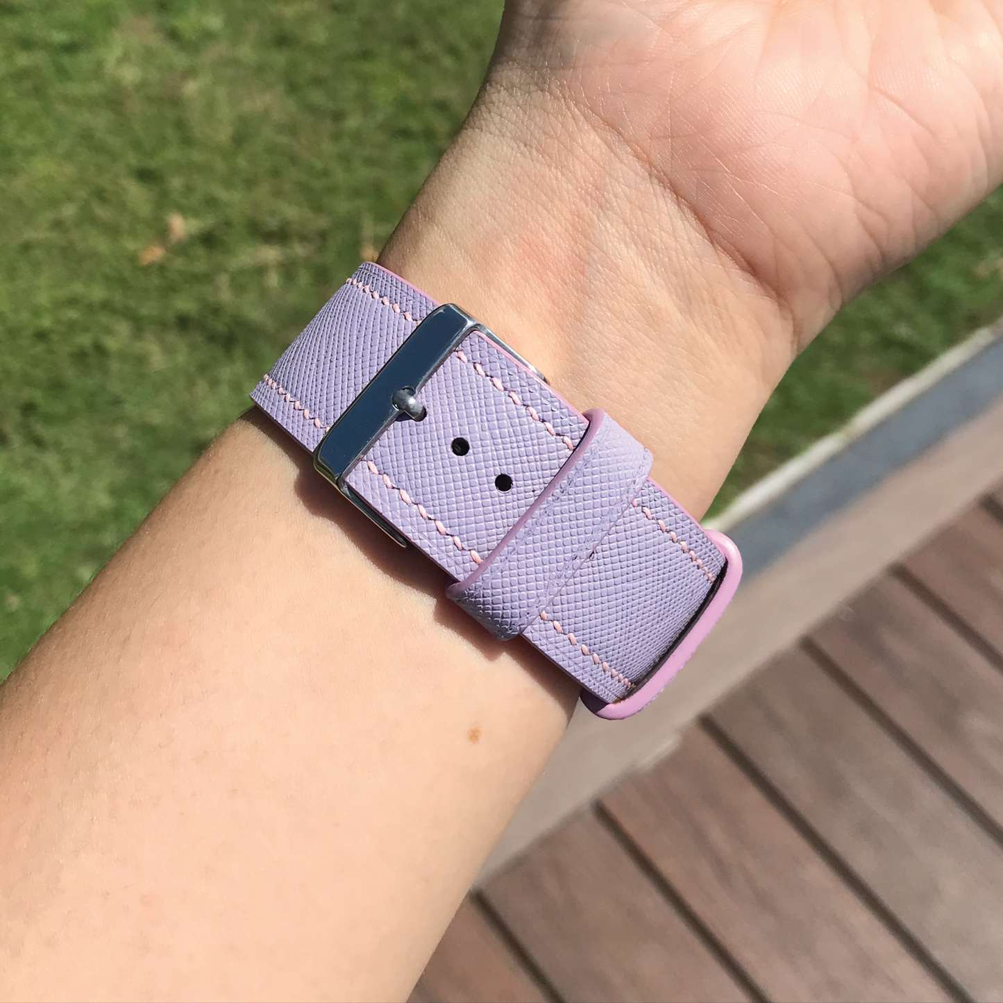 Saffiano Leather | Lightweight Apple Watch Strap | 十字紋牛皮系列 | 輕盈款iWatch錶帶