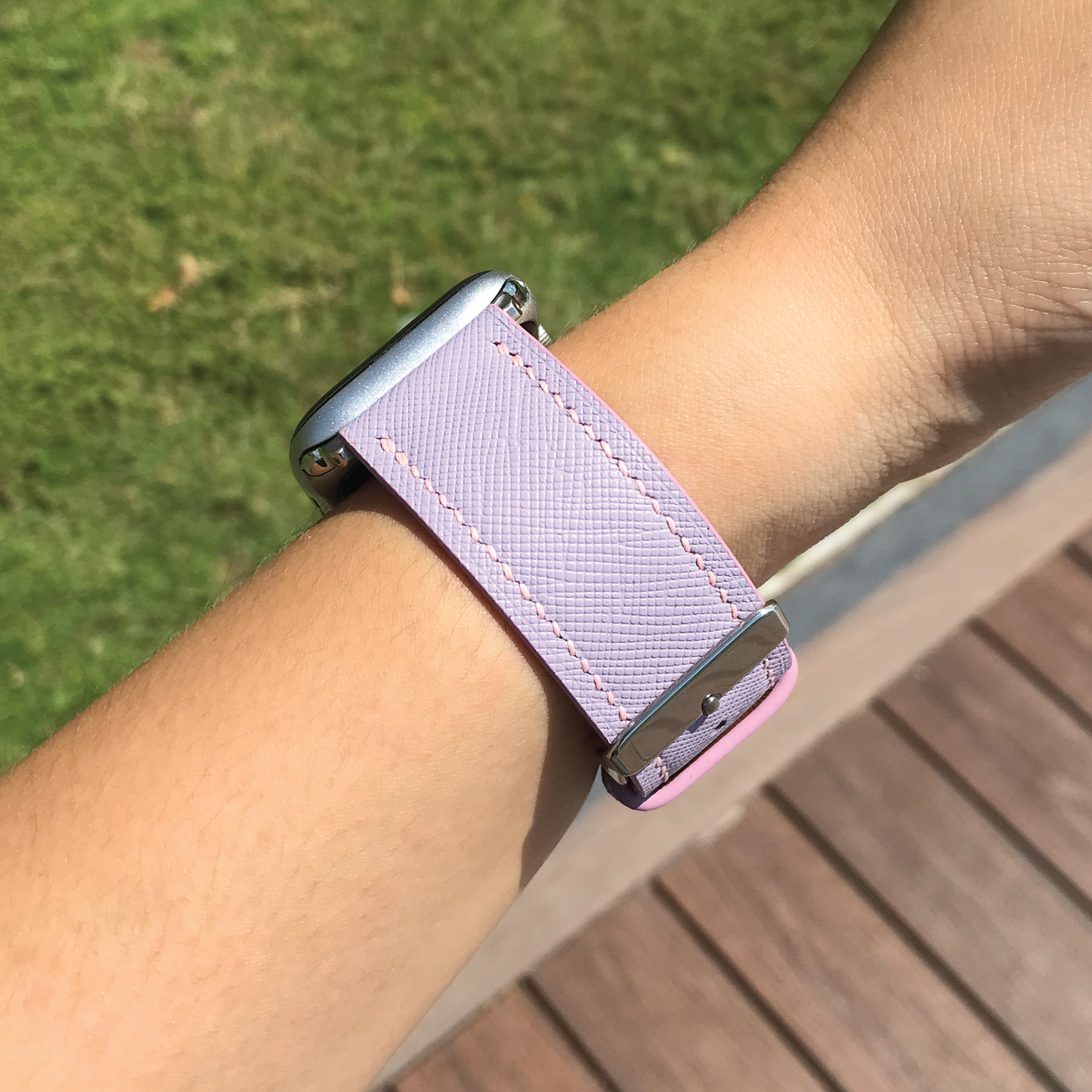 Saffiano Leather | Lightweight Apple Watch Strap | 十字紋牛皮系列 | 輕盈款iWatch錶帶