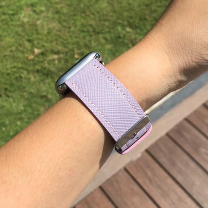 Saffiano Leather | Lightweight Apple Watch Strap | 十字紋牛皮系列 | 輕盈款iWatch錶帶