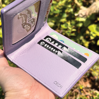 Saffiano Leather | Bifold Short Wallet | Card Slot, Photo Slot | 十字紋牛皮系列 | 兩摺短銀包 | 卡位，相位款式