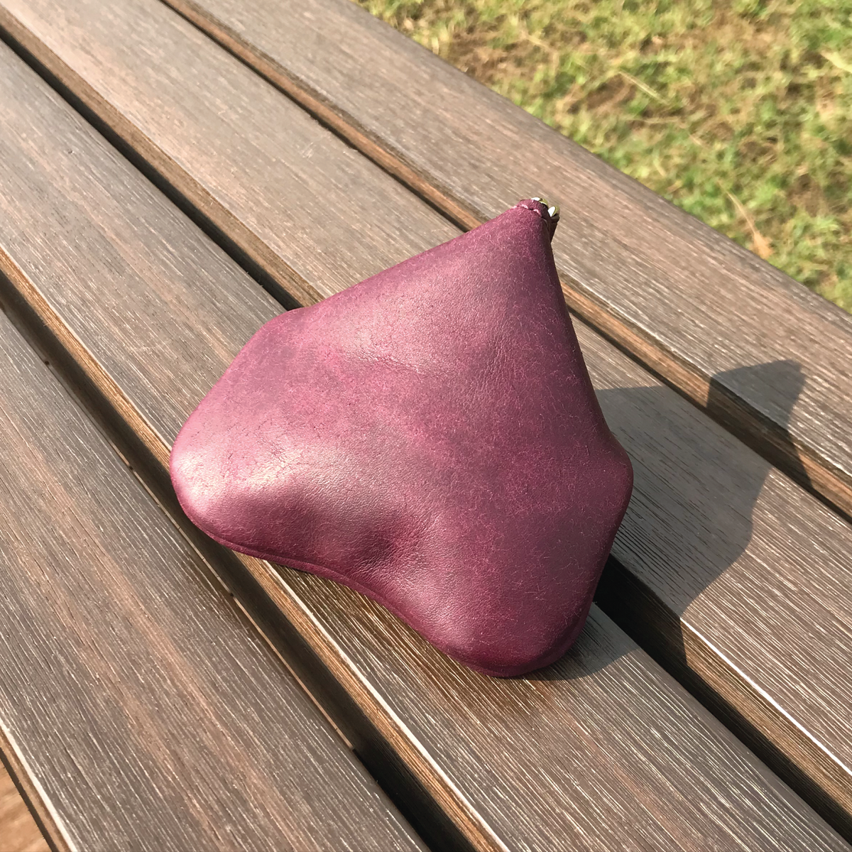 Pueblo Leather | Japanese Onigiri Design Coins Bag