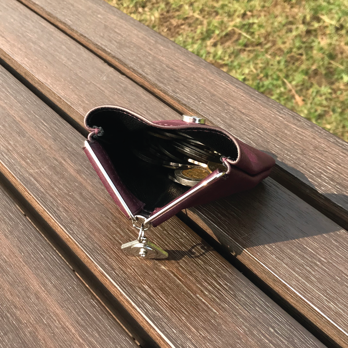Pueblo Leather | Japanese Onigiri Design Coins Bag