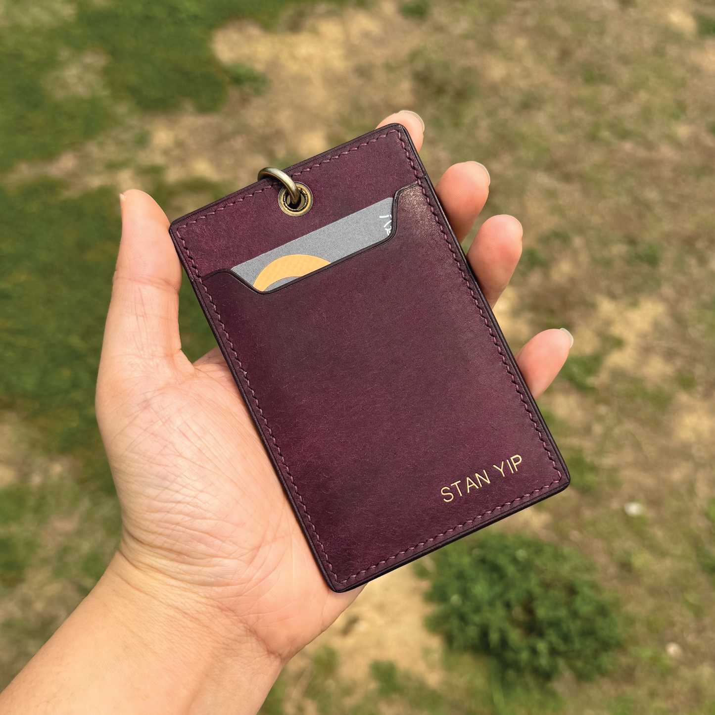 Pueblo Leather | ID Cardholder with Lanyard | Vertical, Horizontal Style | 磨砂牛皮系列 | 掛頸職員卡套 | 直款橫款