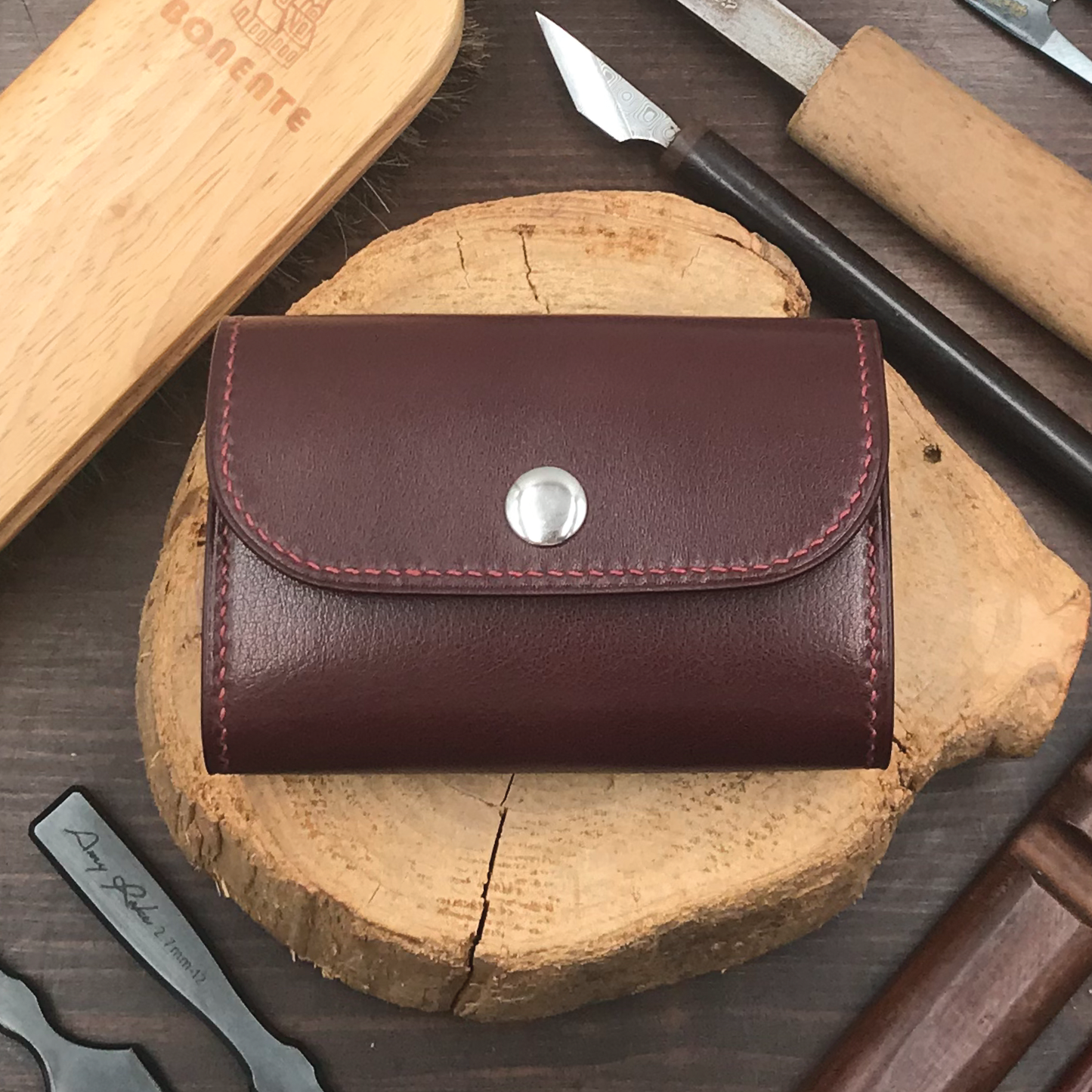 Calf Leather | Tri-fold Keyholder | 小牛皮系列 | 三摺鎖匙包