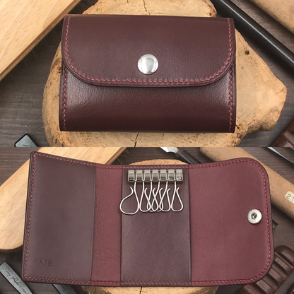 Calf Leather | Tri-fold Keyholder | 小牛皮系列 | 三摺鎖匙包