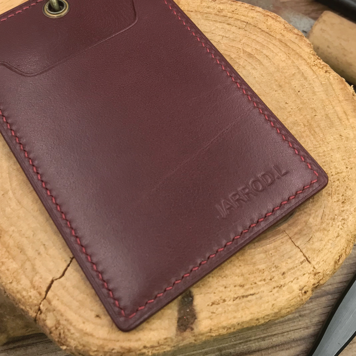 Calf Leather | ID Cardholder with Lanyard | Vertical, Horizontal Style | 小牛皮系列 | 掛頸職員卡套 | 直款橫款