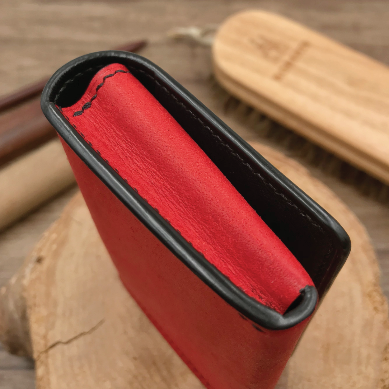 Pueblo Leather | Magnetic Snap Business Name Card Case | 磨砂牛皮系列 | 磁扣開關卡片盒