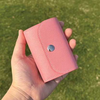 Saffiano Leather | Tri-fold Keyholder | 十字紋牛皮系列 | 三摺鎖匙包