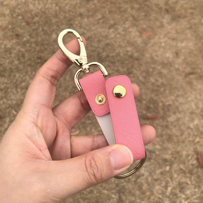 Saffiano Leather | Belt Loop Keyring | 十字紋牛皮系列 | 皮帶鎖匙扣