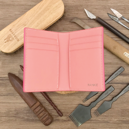 Saffiano Leather | Bifold Medium Wallet | Card Slot, Photo Slot | 十字紋牛皮系列 | 兩摺中銀包 | 卡位，相位款式