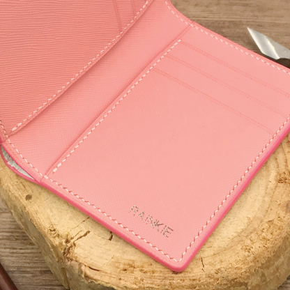 Saffiano Leather | Bifold Medium Wallet | Card Slot, Photo Slot | 十字紋牛皮系列 | 兩摺中銀包 | 卡位，相位款式