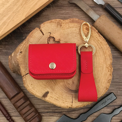 Saffiano Leather | Airpod Case | 十字紋牛皮系列 | 蘋果耳機保護套