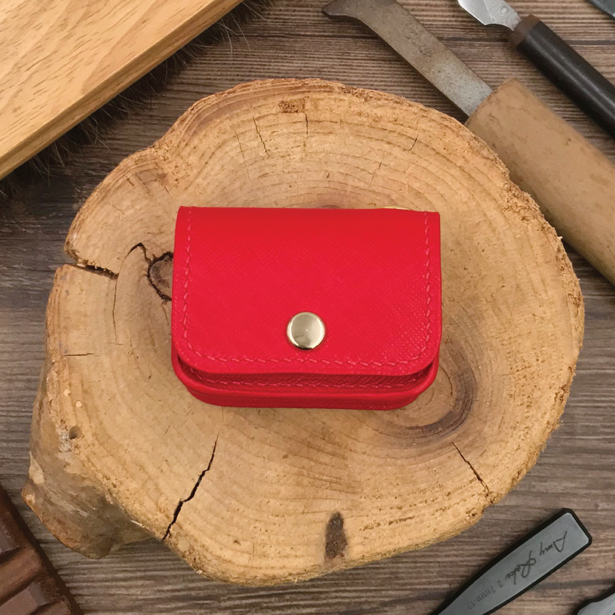 Saffiano Leather | Airpod Case | 十字紋牛皮系列 | 蘋果耳機保護套