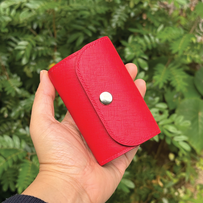 Saffiano Leather | Tri-fold Keyholder