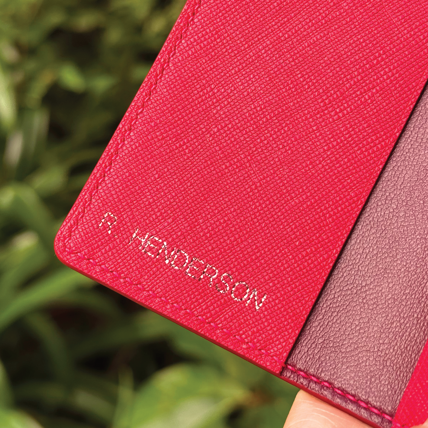 Saffiano Leather | Tri-fold Keyholder