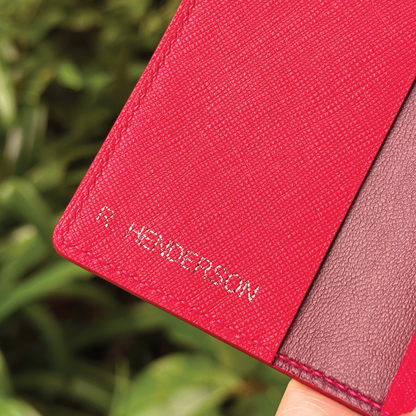 Saffiano Leather | Tri-fold Keyholder