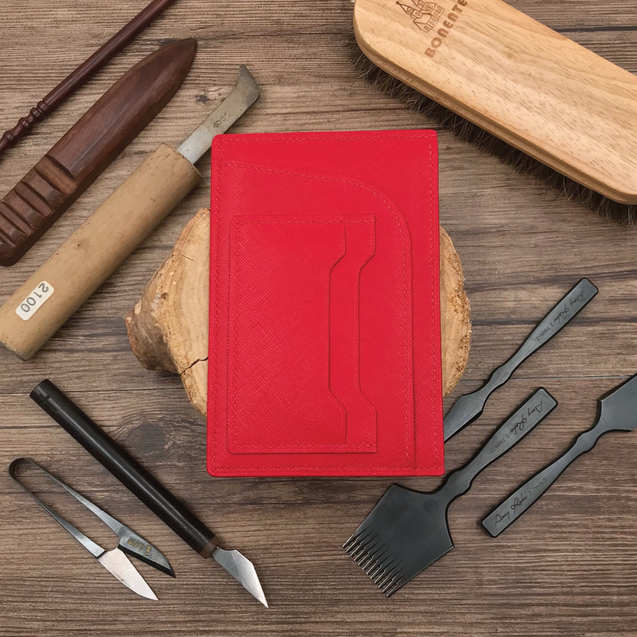 Saffiano Leather | Simple Passport Holder | 十字紋牛皮系列 | 簡約護照套