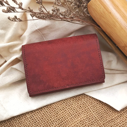 Pueblo Leather | Magnetic Snap Business Name Card Case | 磨砂牛皮系列 | 磁扣開關卡片盒