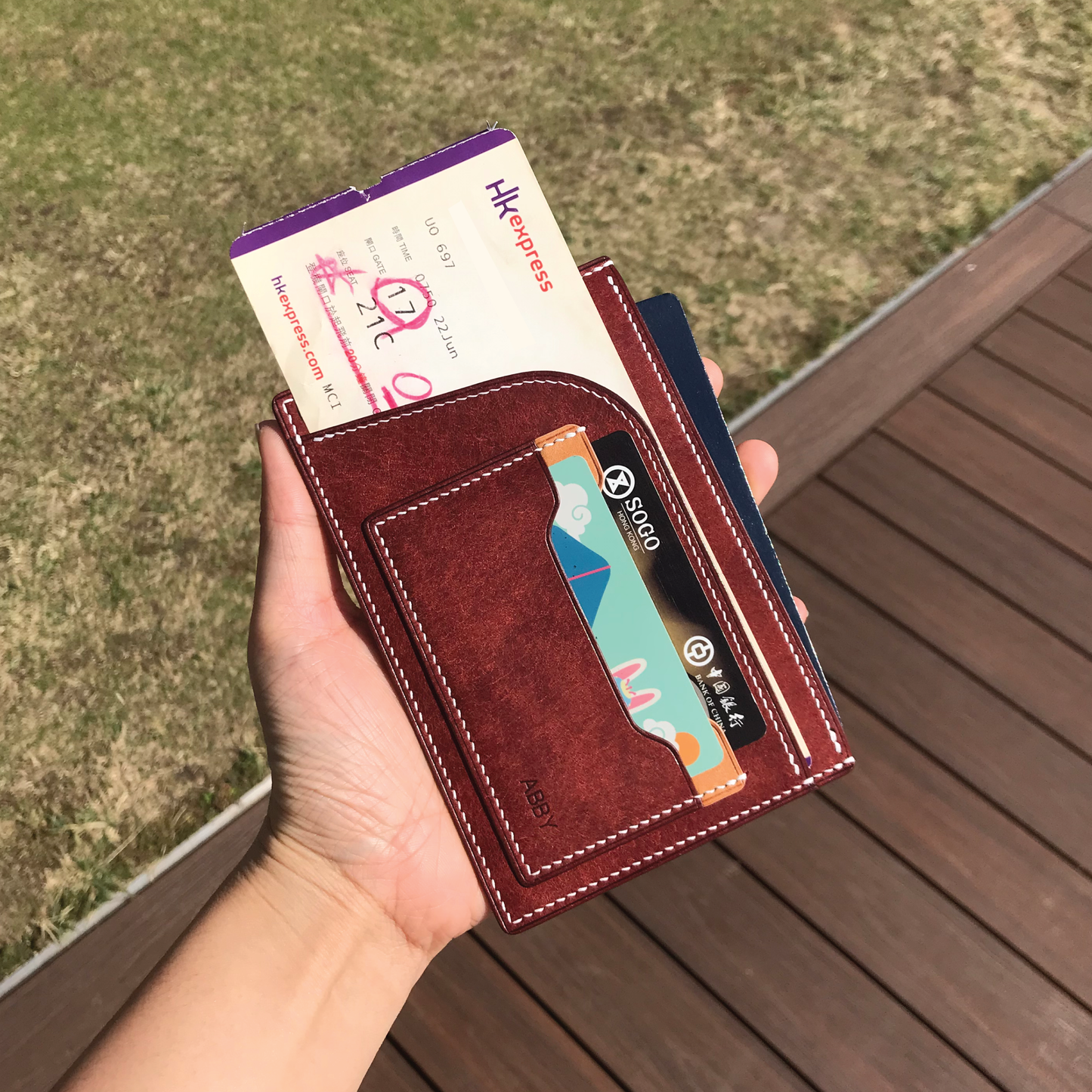 Pueblo Leather | Simple Passport Holder | 磨砂牛皮系列 | 簡約護照套