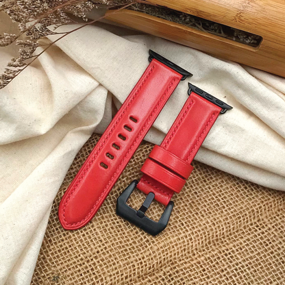 Tochigi Leather | Heavy-Duty Apple Watch Strap | 栃木牛皮系列 | 厚身款iWatch錶帶