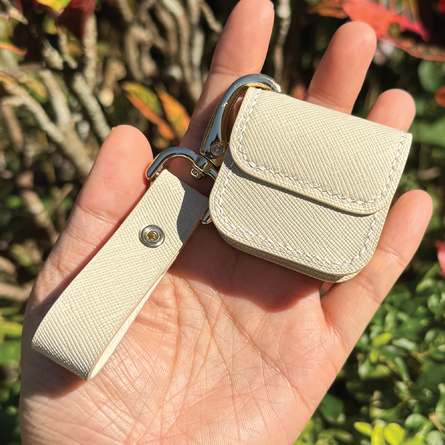 Saffiano Leather | Airpod Case | 十字紋牛皮系列 | 蘋果耳機保護套