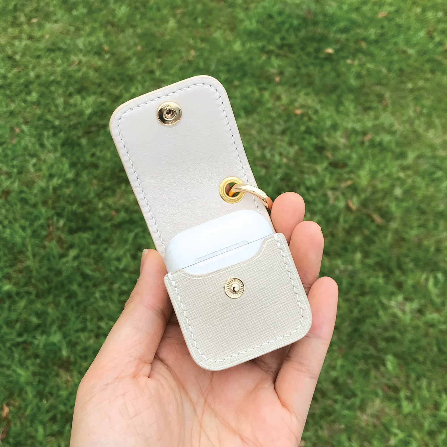 Saffiano Leather | Airpod Case | 十字紋牛皮系列 | 蘋果耳機保護套