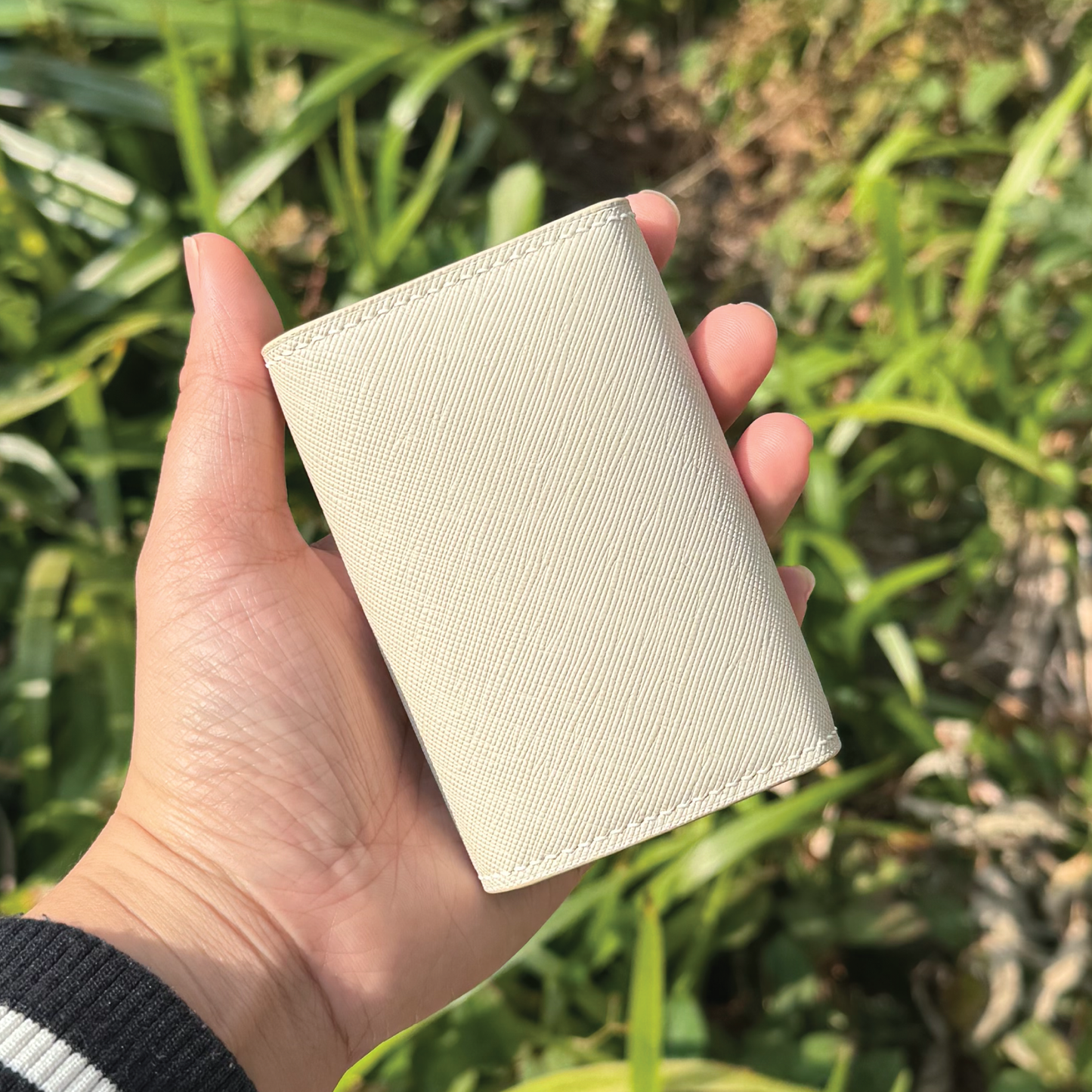 Saffiano Leather | Tri-fold Keyholder | 十字紋牛皮系列 | 三摺鎖匙包