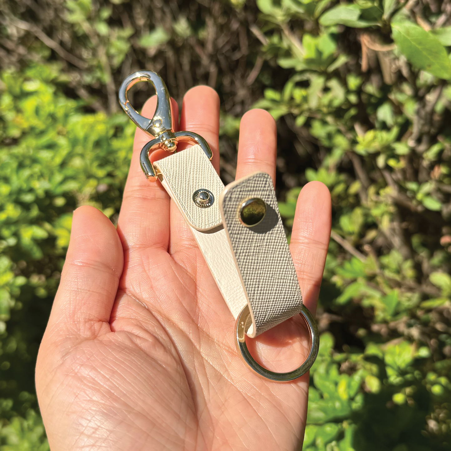 Saffiano Leather | Belt Loop Keyring | 十字紋牛皮系列 | 皮帶鎖匙扣