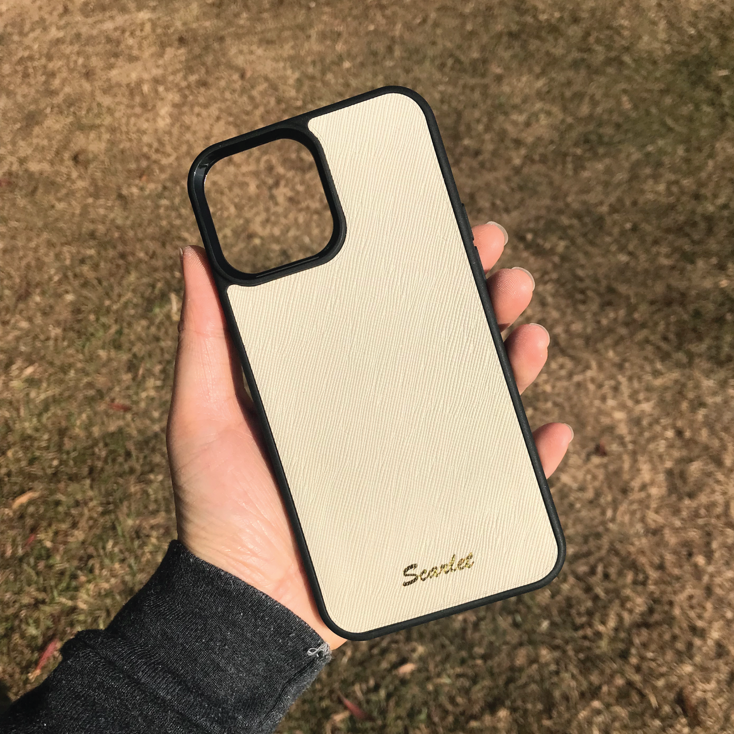 Saffiano Leather | MagSafe Compatible iPhone Case | 十字紋牛皮系列 | 磁吸手機殼