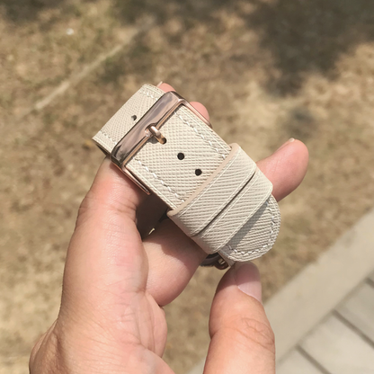 Saffiano Leather | Lightweight Apple Watch Strap | 十字紋牛皮系列 | 輕盈款iWatch錶帶