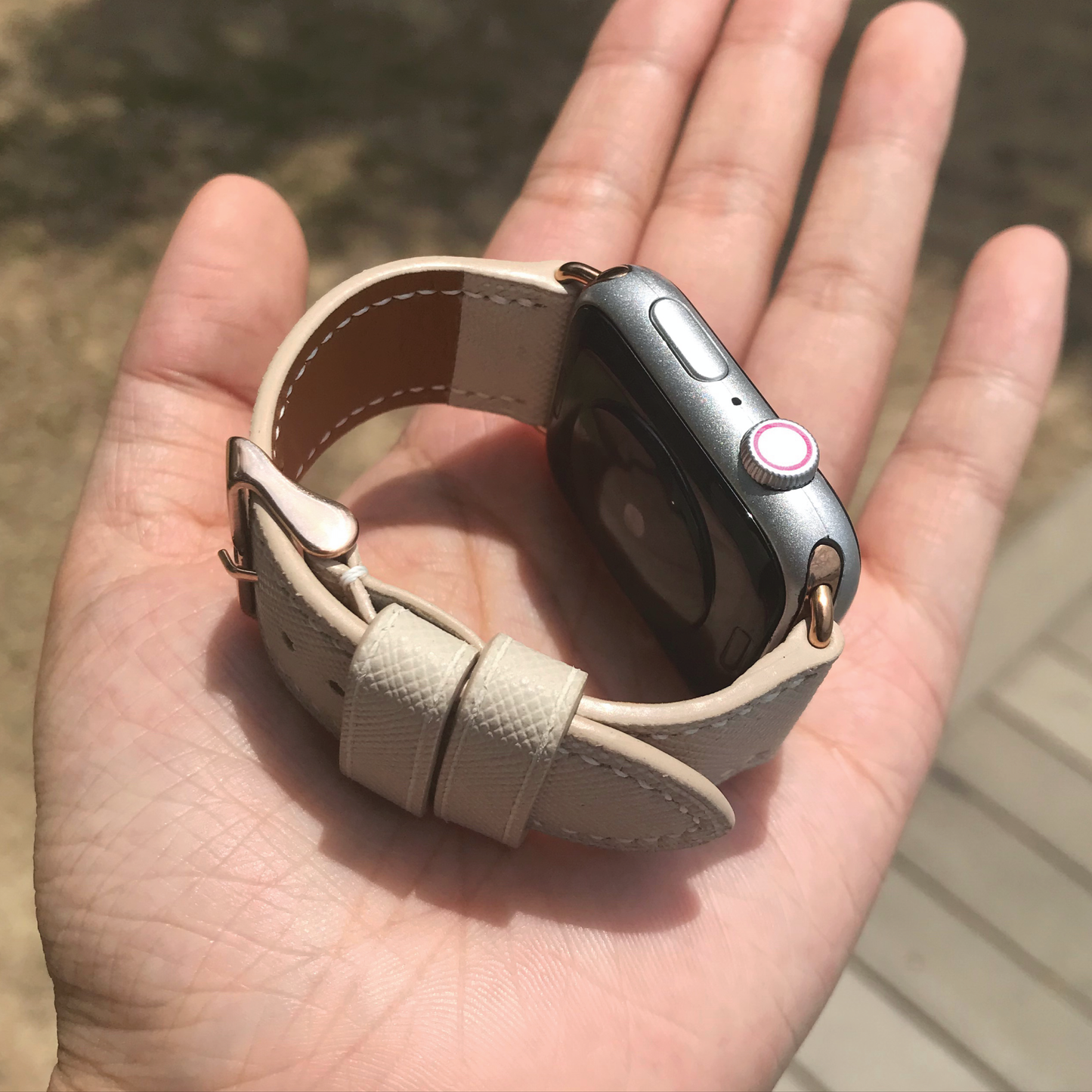 Saffiano Leather | Lightweight Apple Watch Strap | 十字紋牛皮系列 | 輕盈款iWatch錶帶