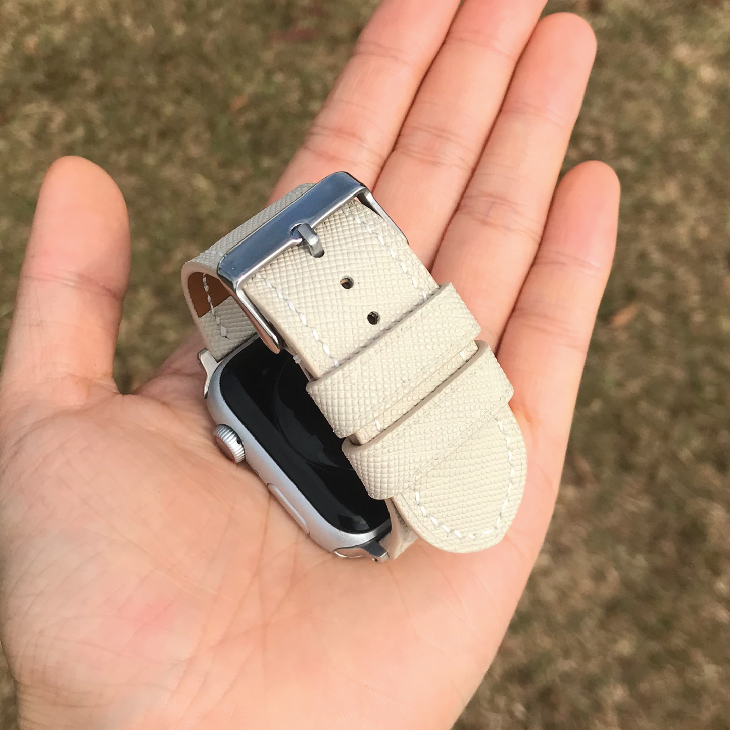 Saffiano Leather | Lightweight Apple Watch Strap | 十字紋牛皮系列 | 輕盈款iWatch錶帶