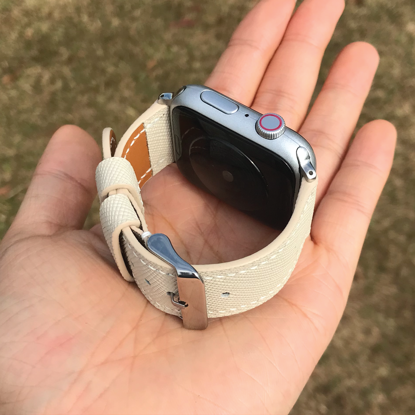 Saffiano Leather | Lightweight Apple Watch Strap | 十字紋牛皮系列 | 輕盈款iWatch錶帶