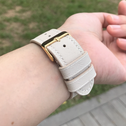 Saffiano Leather | Lightweight Apple Watch Strap | 十字紋牛皮系列 | 輕盈款iWatch錶帶