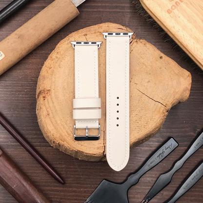 Saffiano Leather | Lightweight Apple Watch Strap | 十字紋牛皮系列 | 輕盈款iWatch錶帶