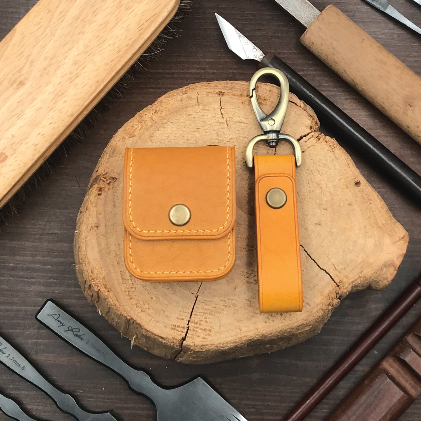 Buttero Leather | Airpod Case | 植鞣牛皮系列 | 蘋果耳機保護套