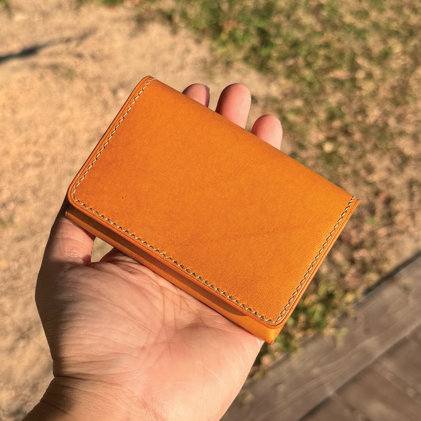 Buttero Leather | Magnetic Snap Business Name Card Case | 植鞣牛皮系列 | 磁扣開關卡片盒