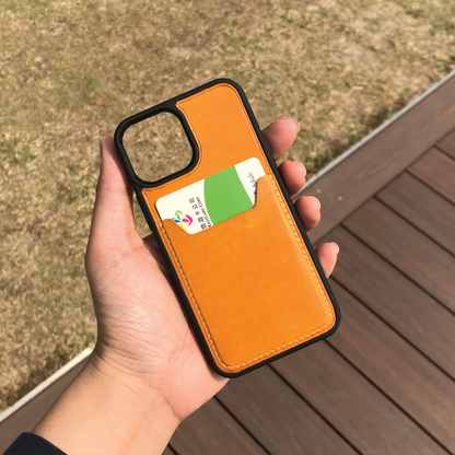 Buttero Leather | Card Slot iPhone Case | 植鞣牛皮系列 | 卡位手機殼
