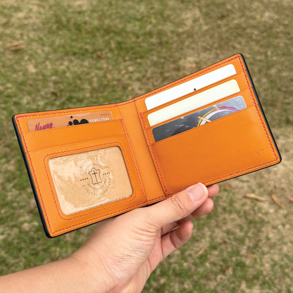Tochigi Leather | Bifold Short Wallet | Card Slot, Photo Slot | 栃木牛皮系列 | 兩摺短銀包 | 卡位，相位款式