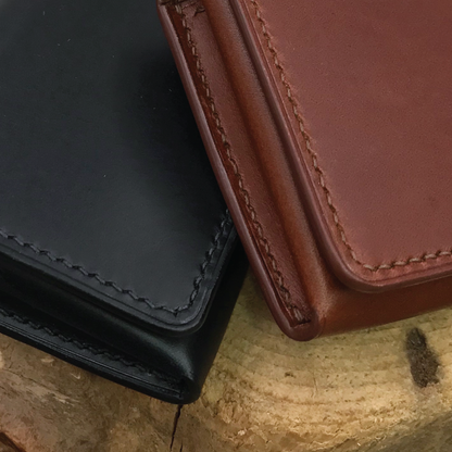 Buttero Leather | Magnetic Snap Business Name Card Case | 植鞣牛皮系列 | 磁扣開關卡片盒