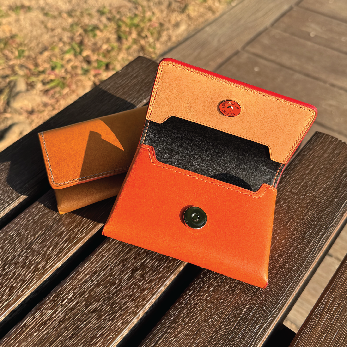 Buttero Leather | Magnetic Snap Business Name Card Case | 植鞣牛皮系列 | 磁扣開關卡片盒