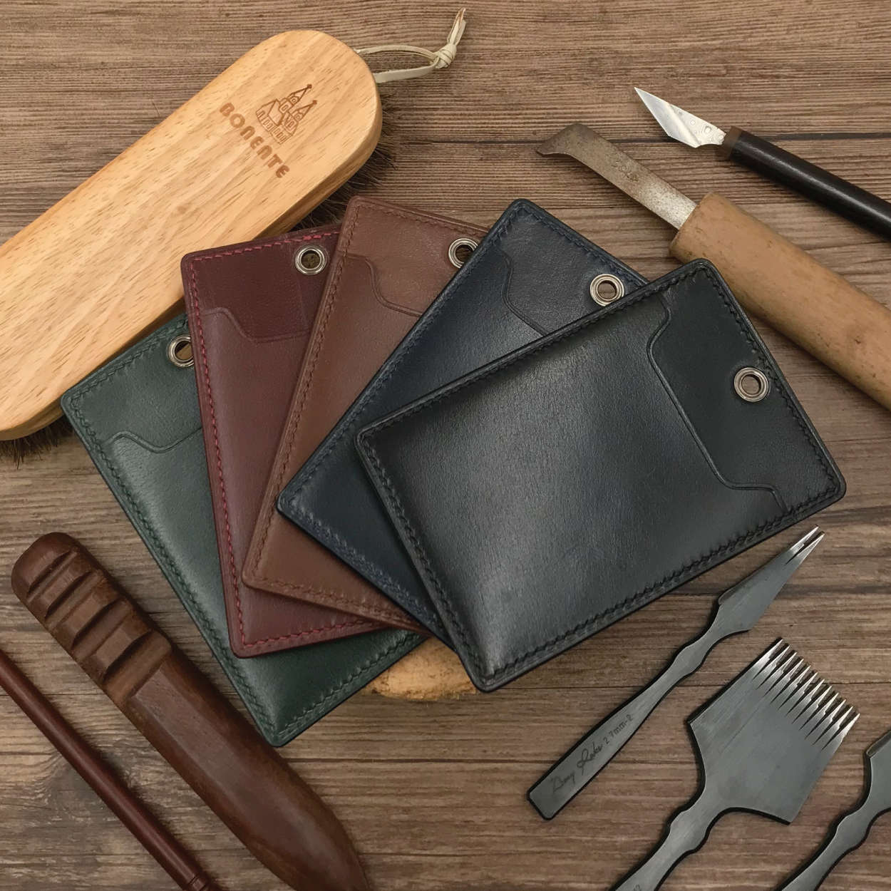 Calf Leather | ID Cardholder with Lanyard | Vertical, Horizontal Style | 小牛皮系列 | 掛頸職員卡套 | 直款橫款