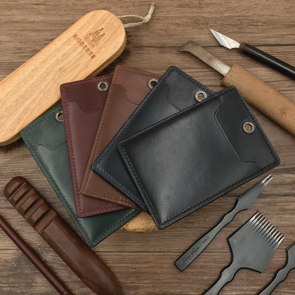 Calf Leather | ID Cardholder with Lanyard | Vertical, Horizontal Style | 小牛皮系列 | 掛頸職員卡套 | 直款橫款