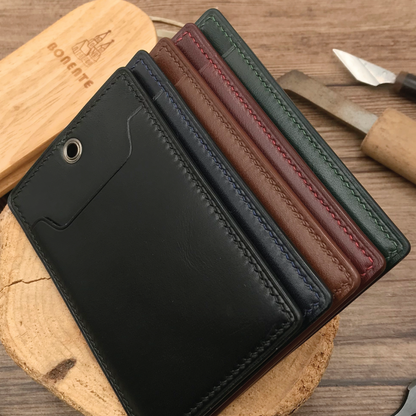 Calf Leather | ID Cardholder with Lanyard | Vertical, Horizontal Style | 小牛皮系列 | 掛頸職員卡套 | 直款橫款