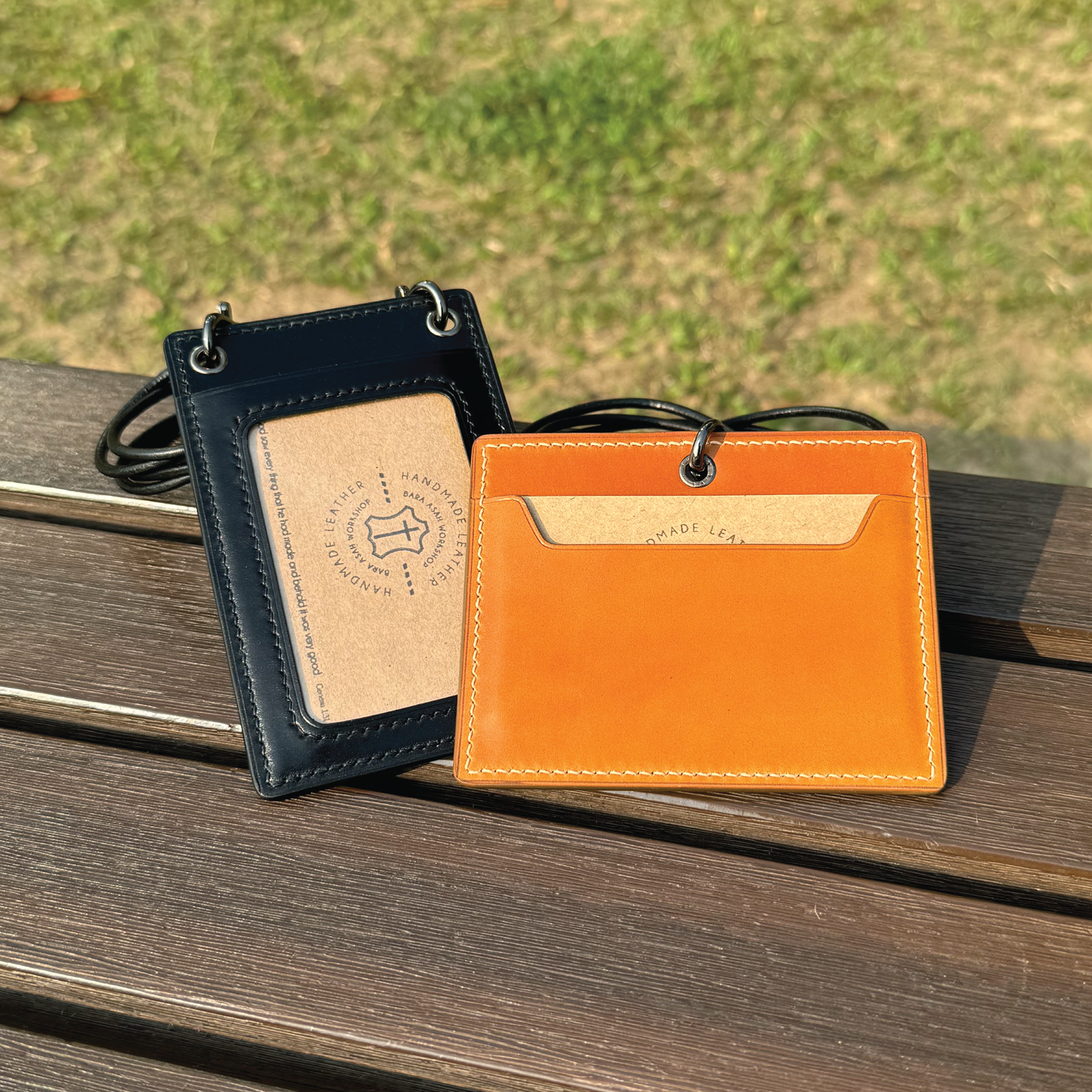 Cordovan Leather | ID Cardholder with Lanyard | Vertical, Horizontal Style | 馬臀皮系列 | 掛頸職員卡套 | 直款橫款