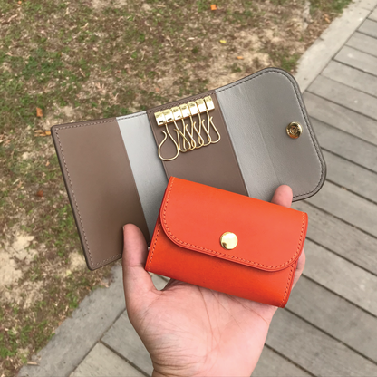 Buttero Leather | Tri-fold Keyholder | 植鞣牛皮系列 | 三摺鎖匙包